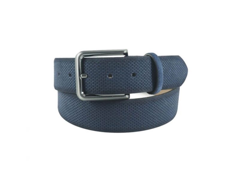 Riem blauw suéde print 454545