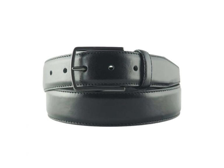 Riem zwart leder 460010
